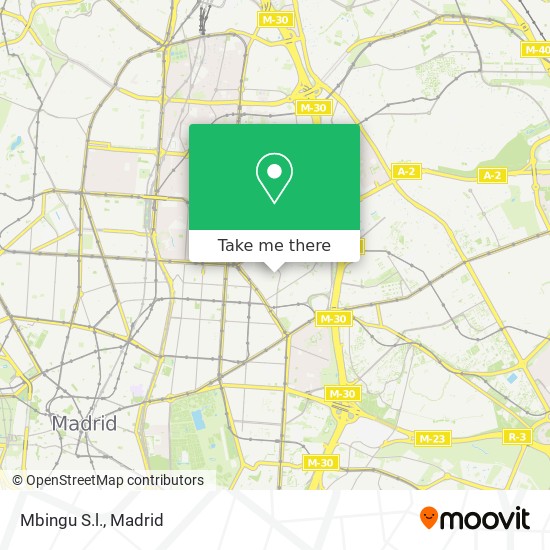 Mbingu S.l. map