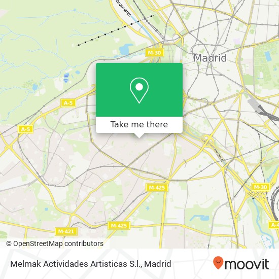 mapa Melmak Actividades Artisticas S.l.