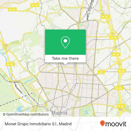 Monet Grupo Inmobiliario S.l. map