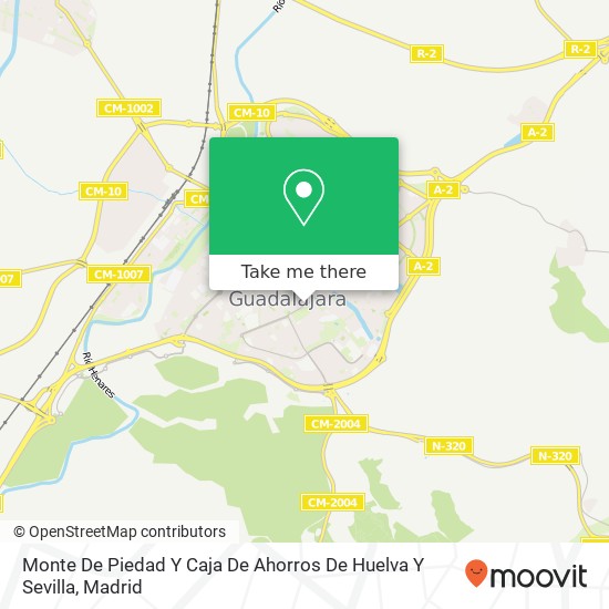 Monte De Piedad Y Caja De Ahorros De Huelva Y Sevilla map