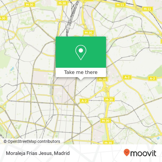 Moraleja Frias Jesus map