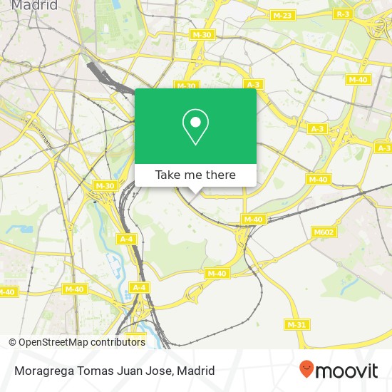 Moragrega Tomas Juan Jose map