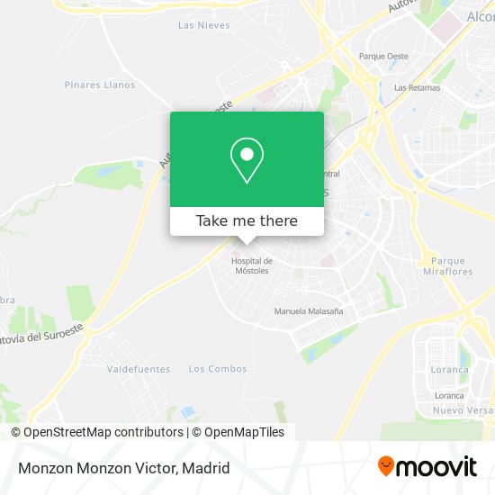 mapa Monzon Monzon Victor