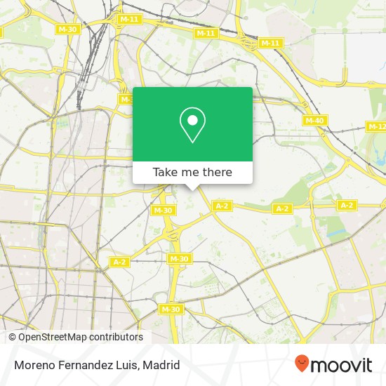 Moreno Fernandez Luis map