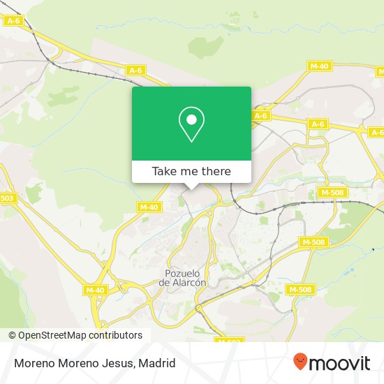 Moreno Moreno Jesus map