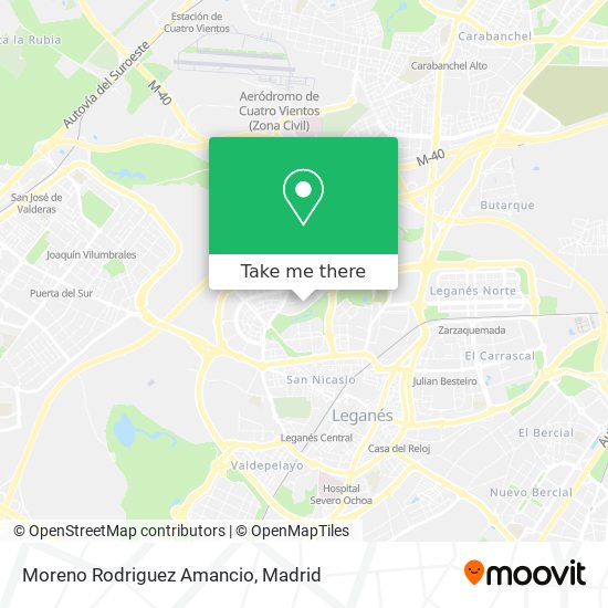 Moreno Rodriguez Amancio map