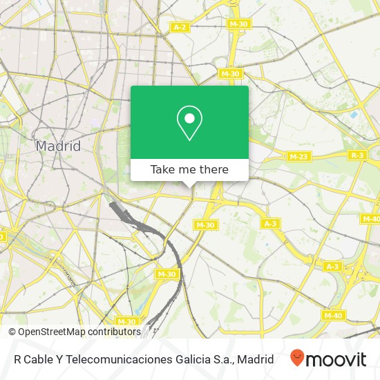 R Cable Y Telecomunicaciones Galicia S.a. map