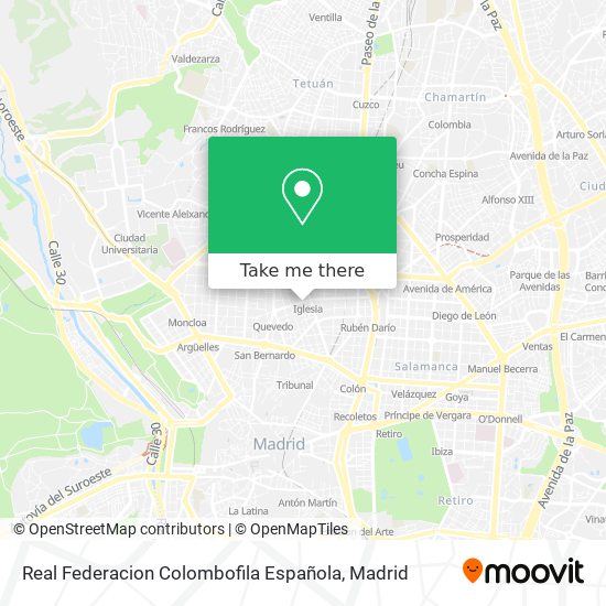 Real Federacion Colombofila Española map