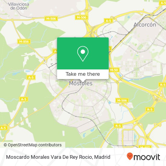 Moscardo Morales Vara De Rey Rocio map