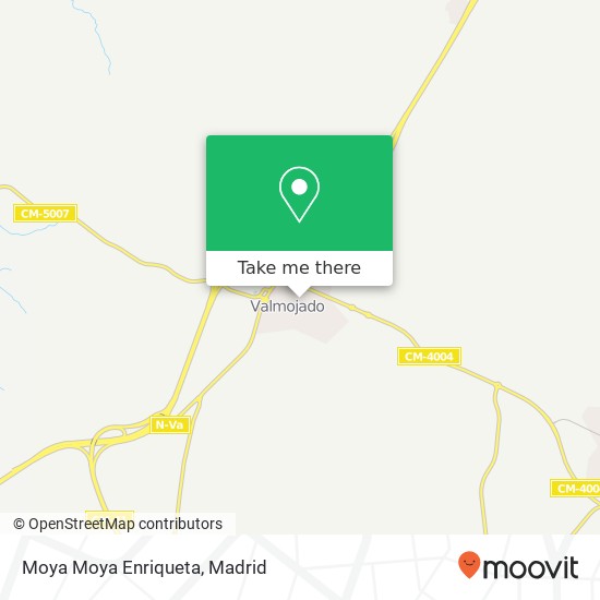 Moya Moya Enriqueta map