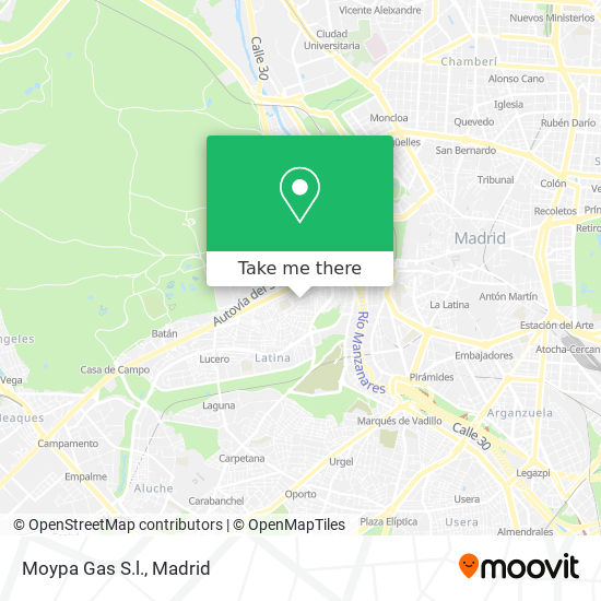 Moypa Gas S.l. map
