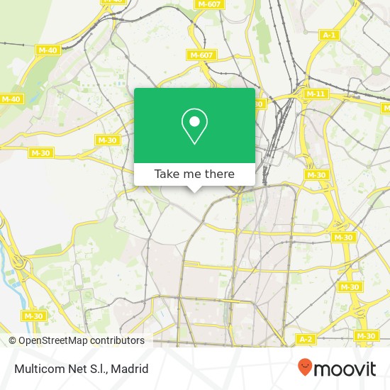 Multicom Net S.l. map
