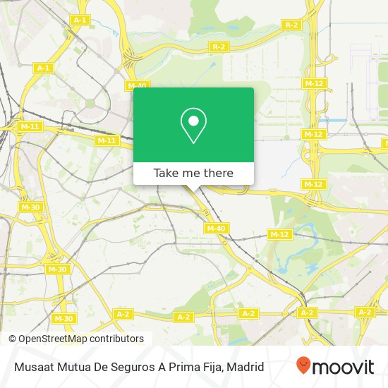 mapa Musaat Mutua De Seguros A Prima Fija