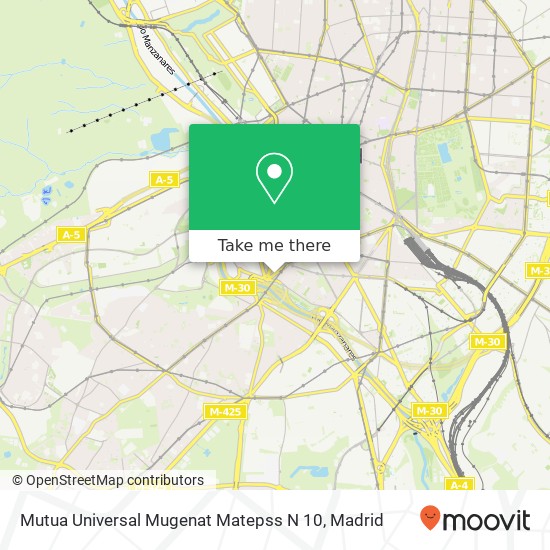 mapa Mutua Universal Mugenat Matepss N 10