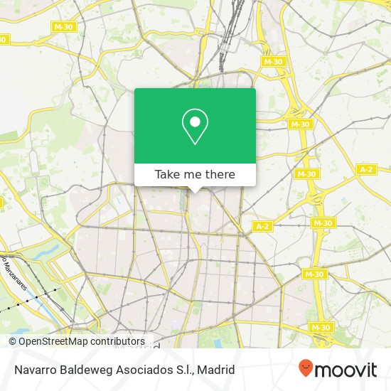 Navarro Baldeweg Asociados S.l. map