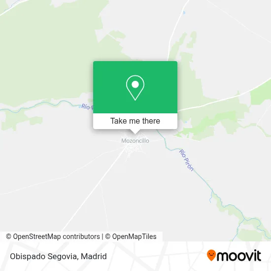Obispado Segovia map