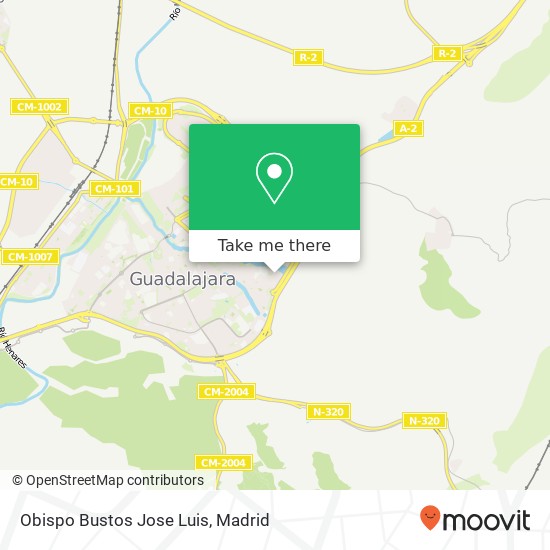 mapa Obispo Bustos Jose Luis