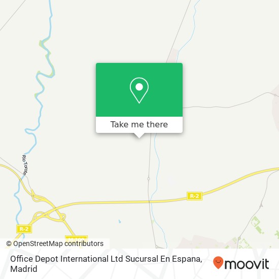 Office Depot International Ltd Sucursal En Espana map