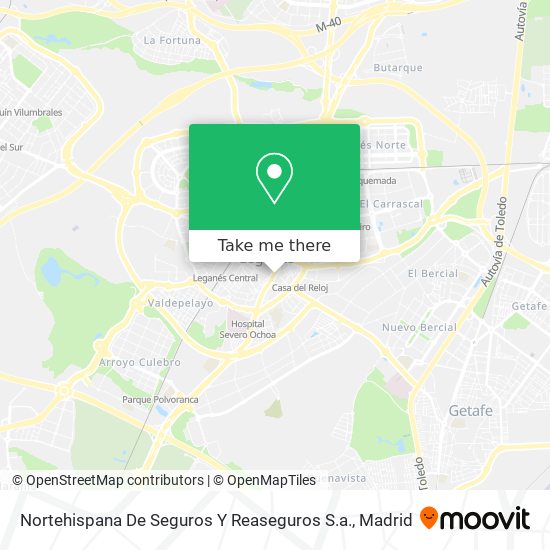 Nortehispana De Seguros Y Reaseguros S.a. map
