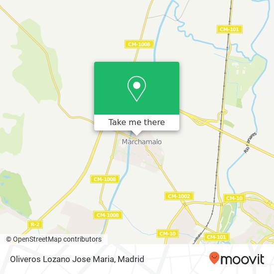 mapa Oliveros Lozano Jose Maria
