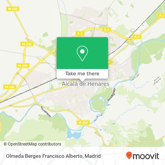 Olmeda Berges Francisco Alberto map