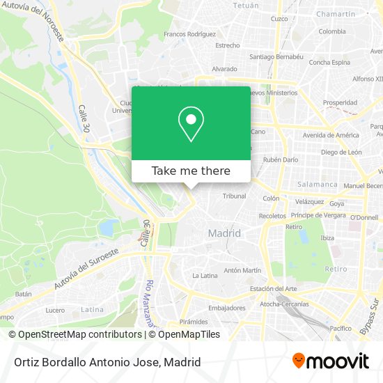 Ortiz Bordallo Antonio Jose map