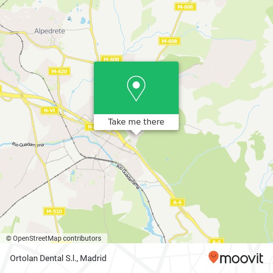 Ortolan Dental S.l. map