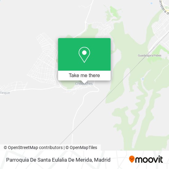 mapa Parroquia De Santa Eulalia De Merida