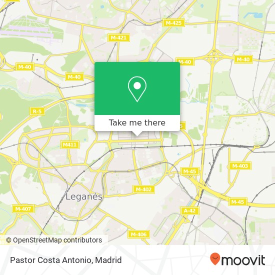 Pastor Costa Antonio map