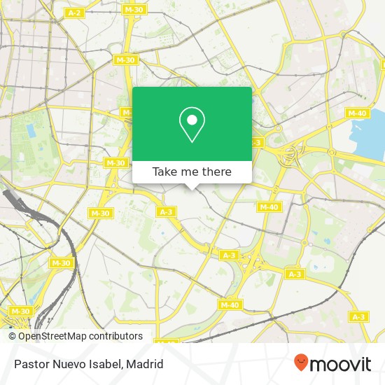 Pastor Nuevo Isabel map
