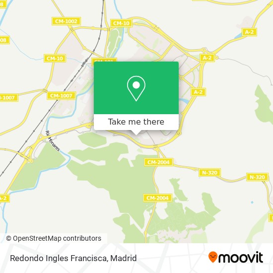 Redondo Ingles Francisca map