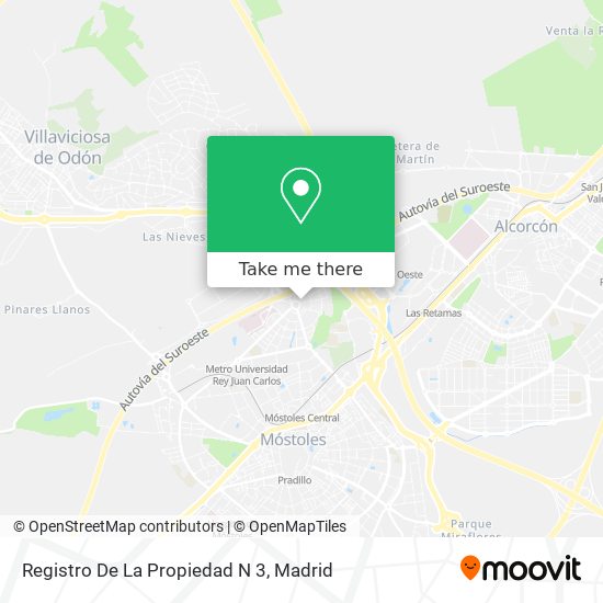 Registro De La Propiedad N 3 map