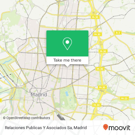 Relaciones Publicas Y Asociados Sa map