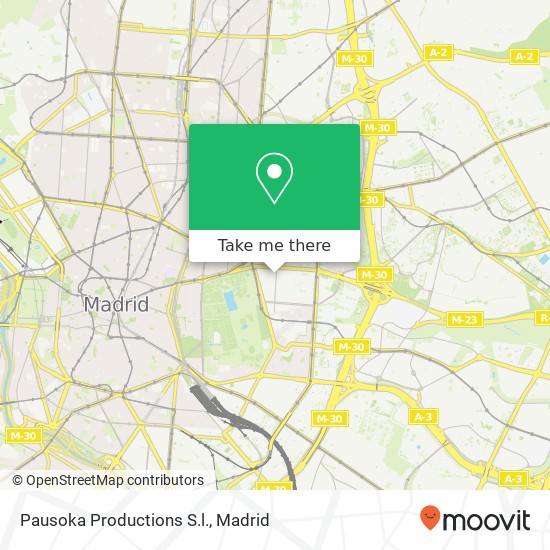 Pausoka Productions S.l. map