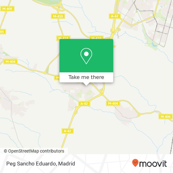 Peg Sancho Eduardo map