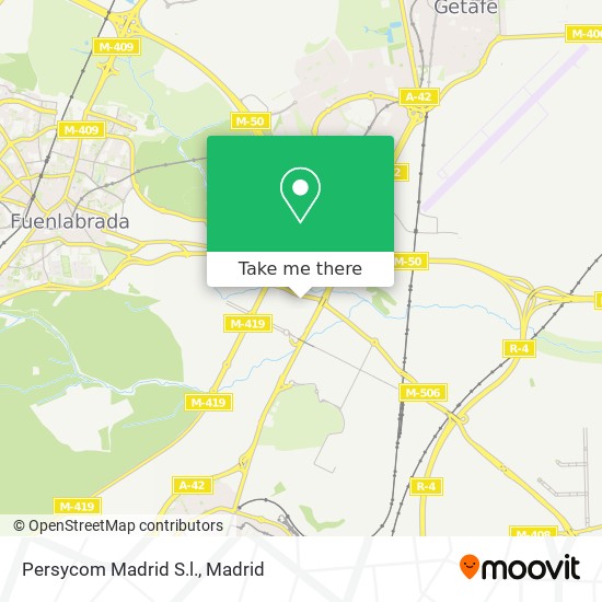 mapa Persycom Madrid S.l.