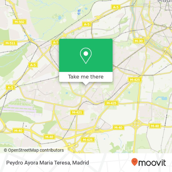 Peydro Ayora Maria Teresa map