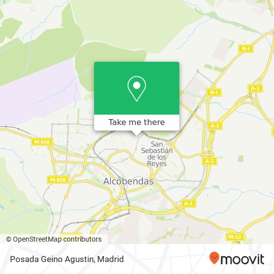 mapa Posada Geino Agustin