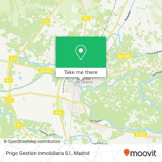 Prigo Gestion Inmobiliaria S.l. map