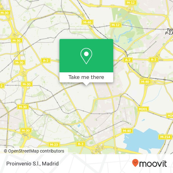 Proinvenio S.l. map