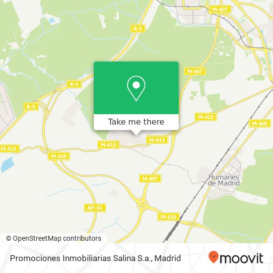 mapa Promociones Inmobiliarias Salina S.a.