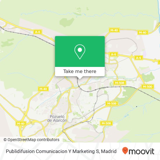 Publidifusion Comunicacion Y Marketing S map