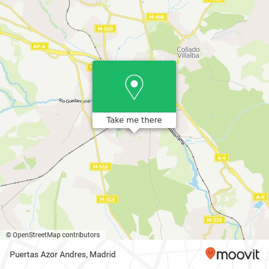 Puertas Azor Andres map