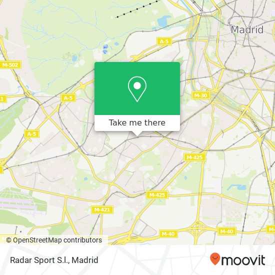 mapa Radar Sport S.l.