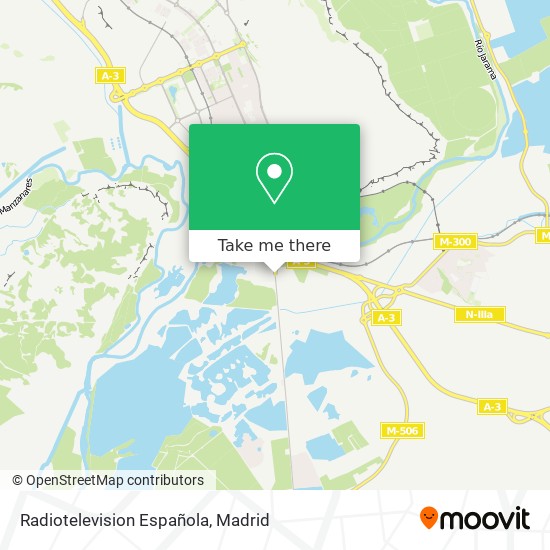 Radiotelevision Española map