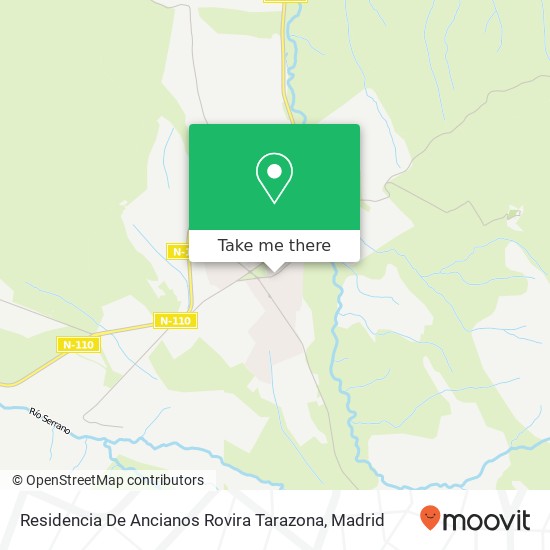 mapa Residencia De Ancianos Rovira Tarazona
