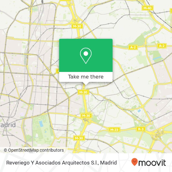 Reveriego Y Asociados Arquitectos S.l. map