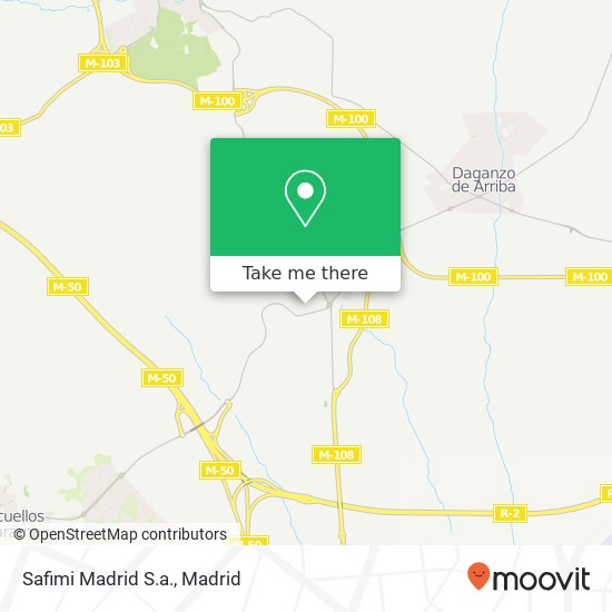 Safimi Madrid S.a. map