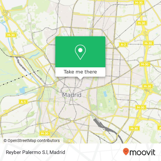 Reyber Palermo S.l map