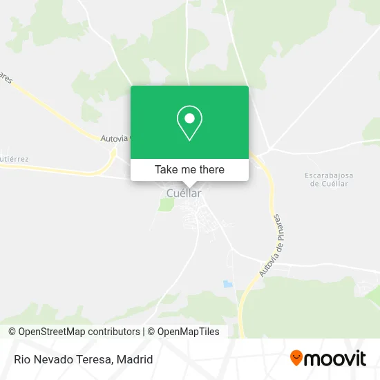 Rio Nevado Teresa map